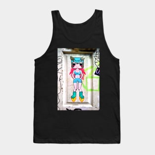 Pixel Space Girl Tank Top